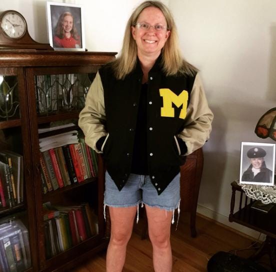 u of m varsity jacket